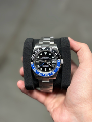 Seiko Mod GMT Batman Oyster bracelet supplier front view