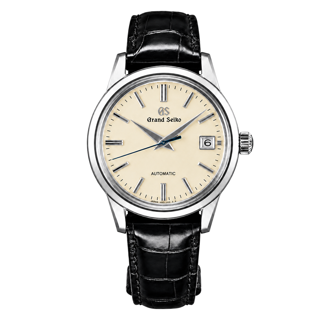 Seiko Mod Grand Seiko – Heritage Masterpiece Champagne Black Leather transparent product view