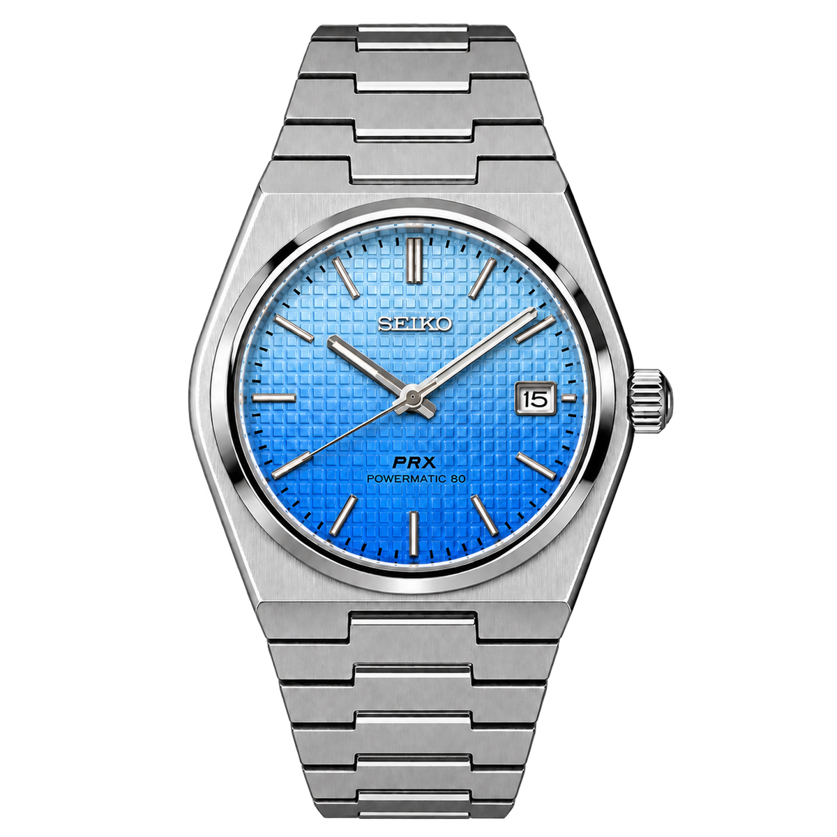Seiko Mod PRX – Blue Gradient transparent product view