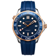 Seiko Mod Seamaster Diver – Rose Gold & Blue transparent product view