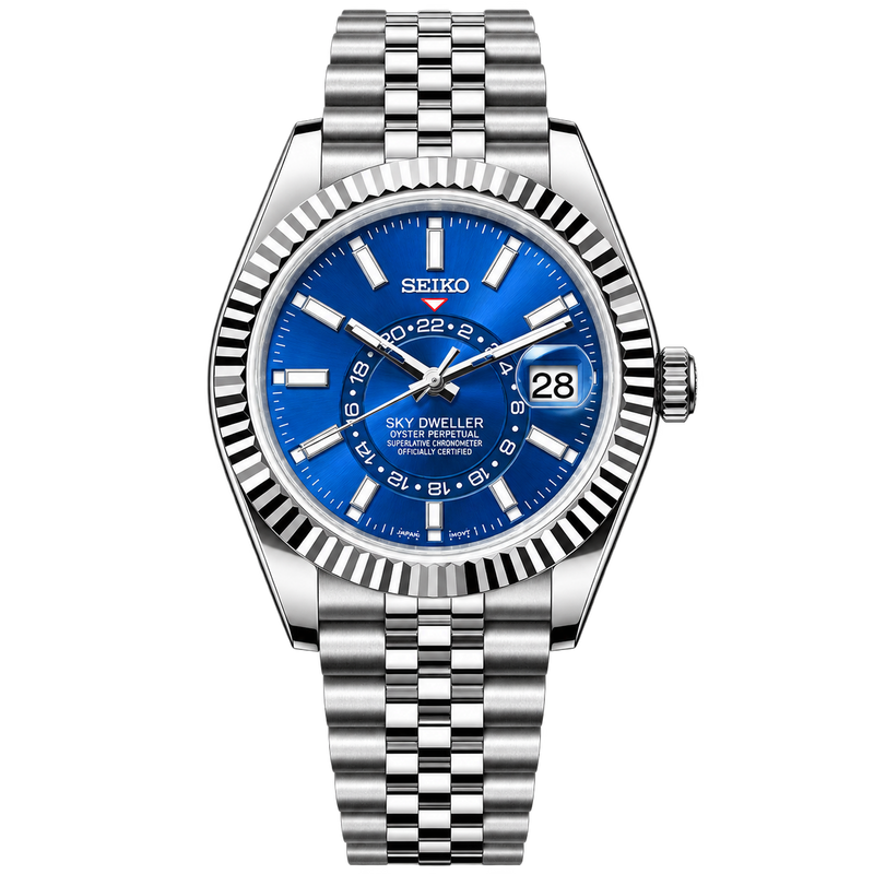 Seiko Mod Sky-Dweller – Blue Jubilee