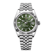 Seiko Mod Sky-Dweller – Olive Green Jubilee transparent product view
