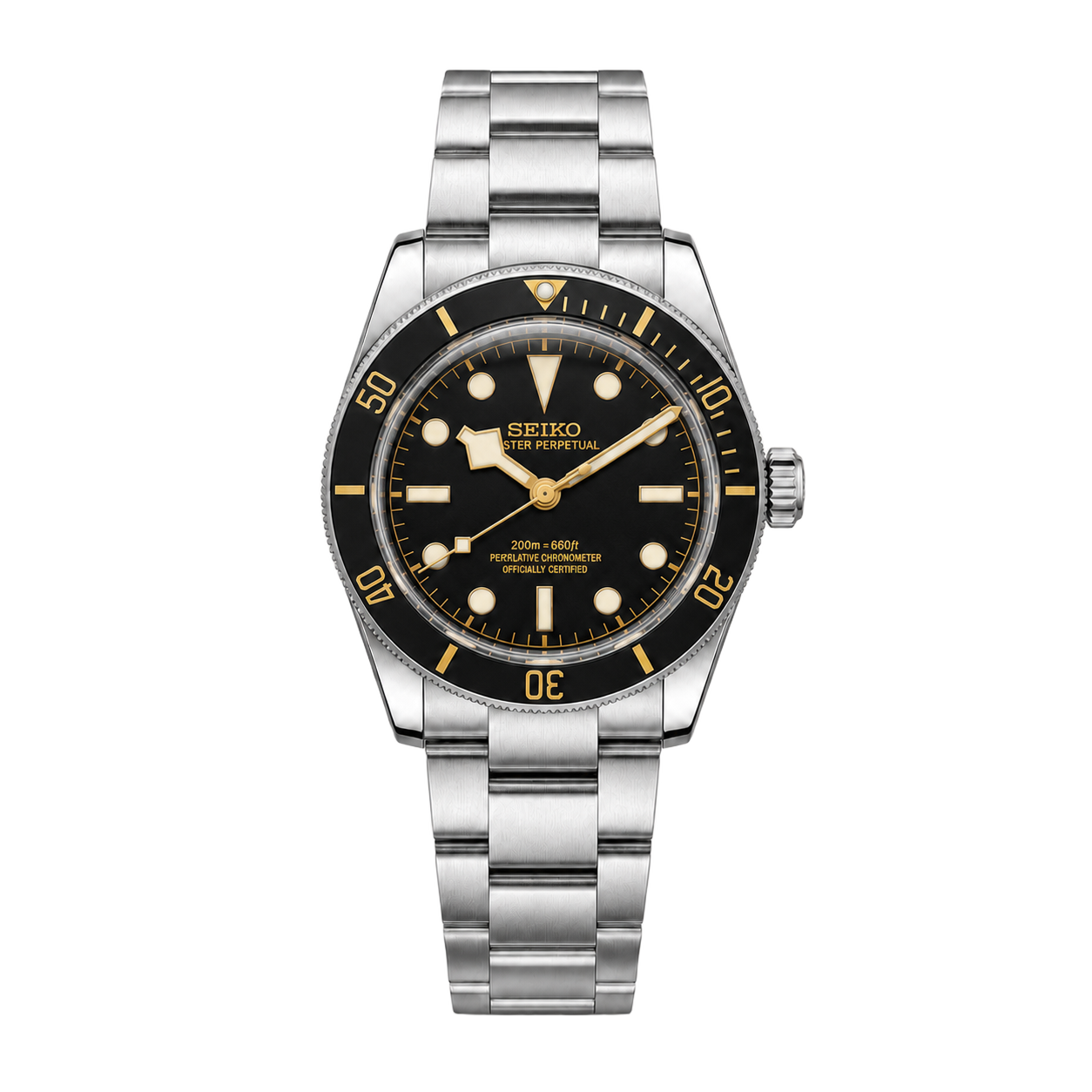 Seiko Mod Black Bay 58 – Black Gilt watch