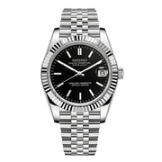 Seiko Mod Datejust – Black Dial watch