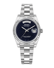 Seiko Mod Datejust – Blue Galaxy Dial watch
