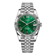 Seiko Mod Datejust – Green Roman Dial watch