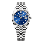 Seiko Mod Datejust – Blue Dial watch