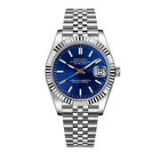 Seiko Mod Datejust – Blue Sunburst Dial watch