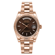 Seiko Mod Day-Date – Rose Chocolate watch