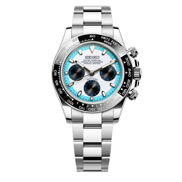 Seiko Mod Daytona - Arctic Racer