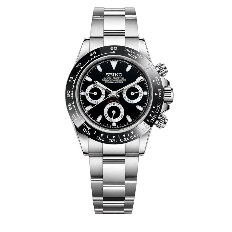 Seiko Mod Daytona – Black watch