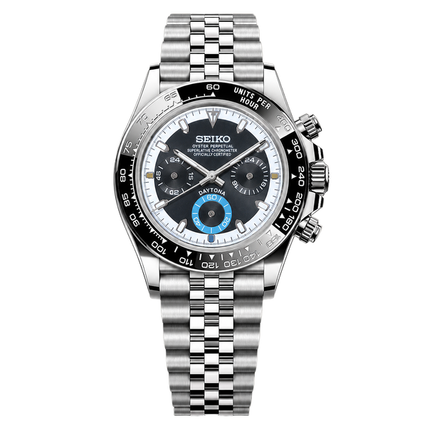 Seiko Mod Daytona - Black Ice Racer