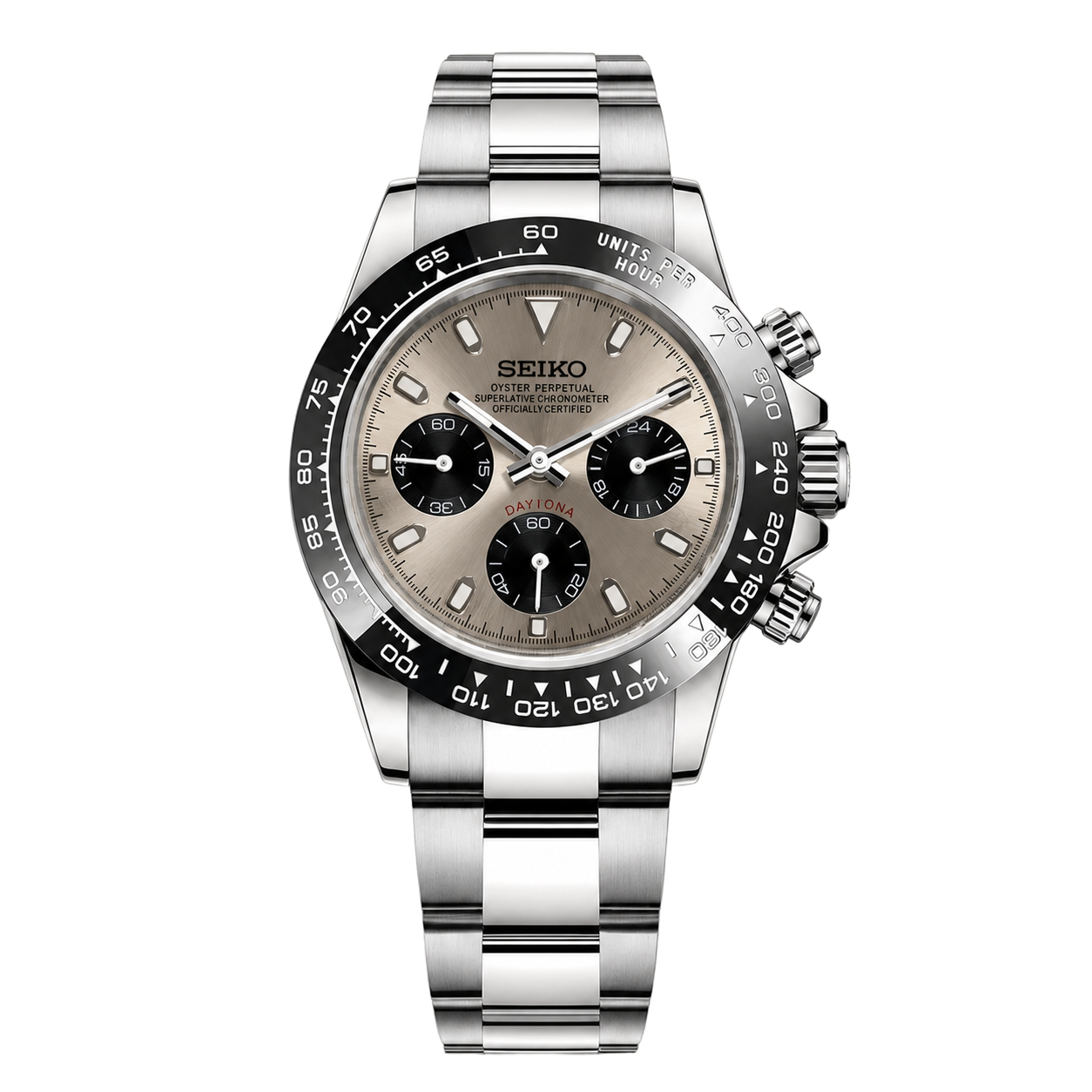 Seiko Mod Daytona - Champagne Dial watch