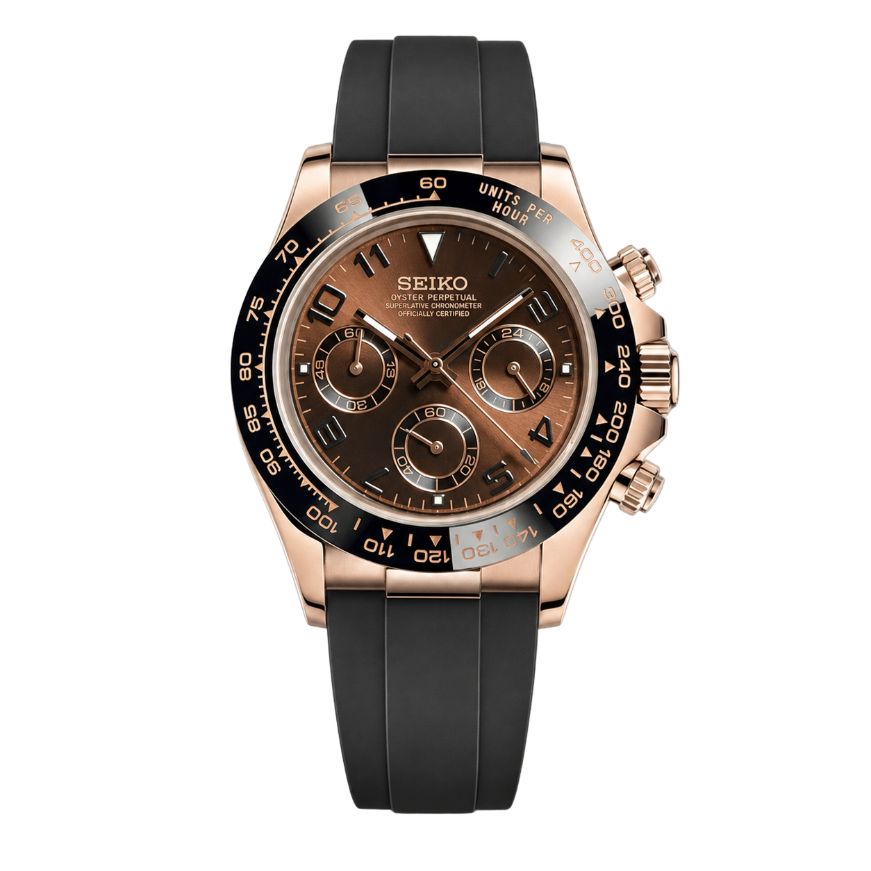 Seiko Mod Daytona - Chocolate Racer Dial watch