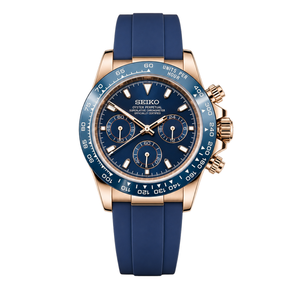 Seiko Mod Daytona - Deep Blue Racer Dial