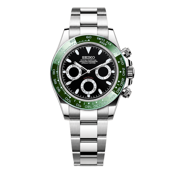 Seiko Mod Daytona - Green Apex
