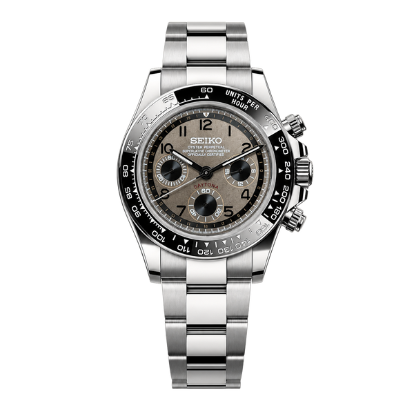 Seiko Mod Daytona - Gun Smoke
