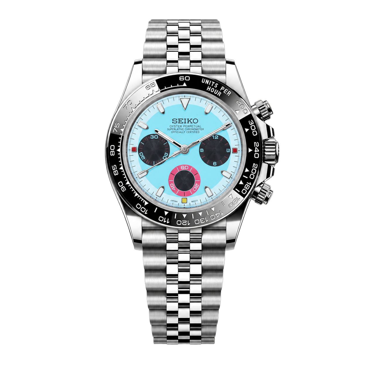Seiko Mod Daytona - Miami Vice watch