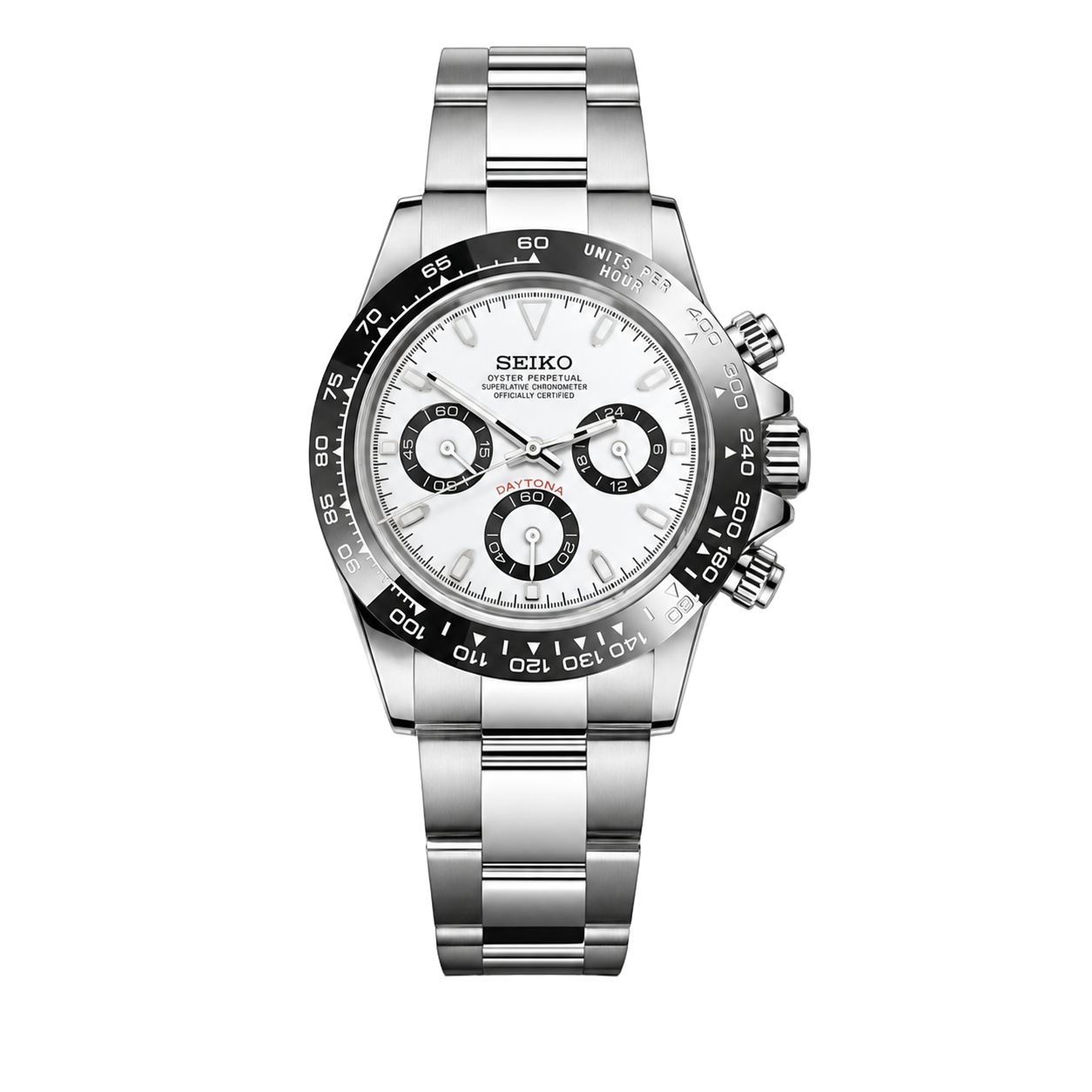 Seiko Mod Daytona - Panda Racer Dial watch