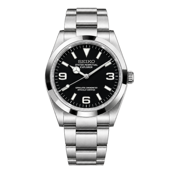 Seiko Mod Explorer – 39mm Black