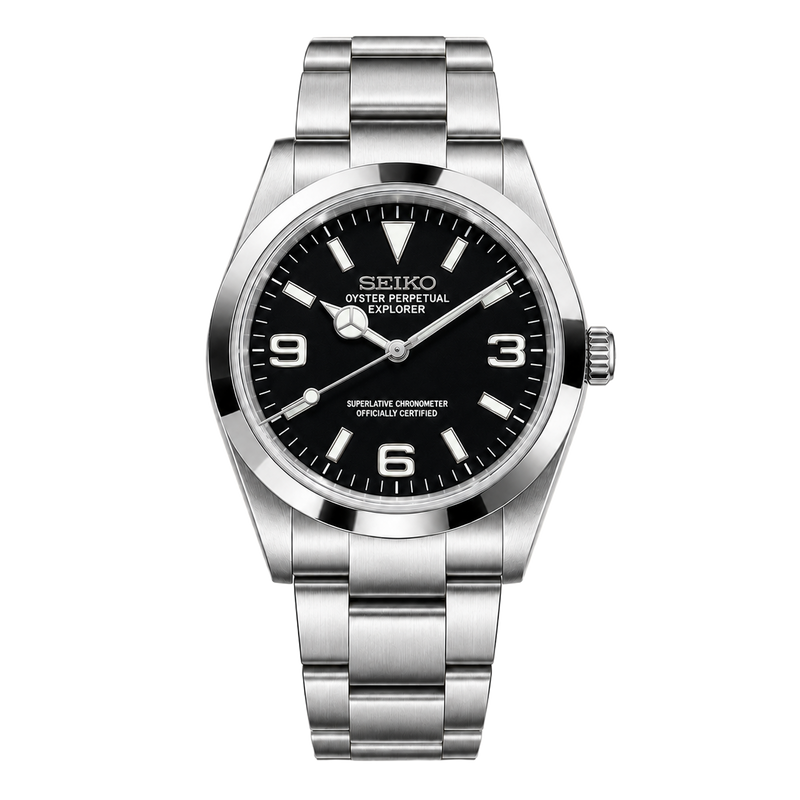 Seiko Mod Explorer – 39mm Black