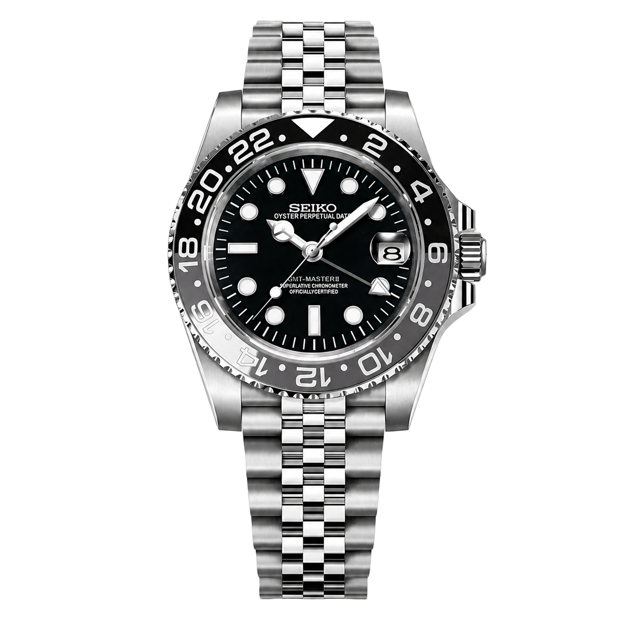 Seiko Mod GMT – Bruce Wayne watch