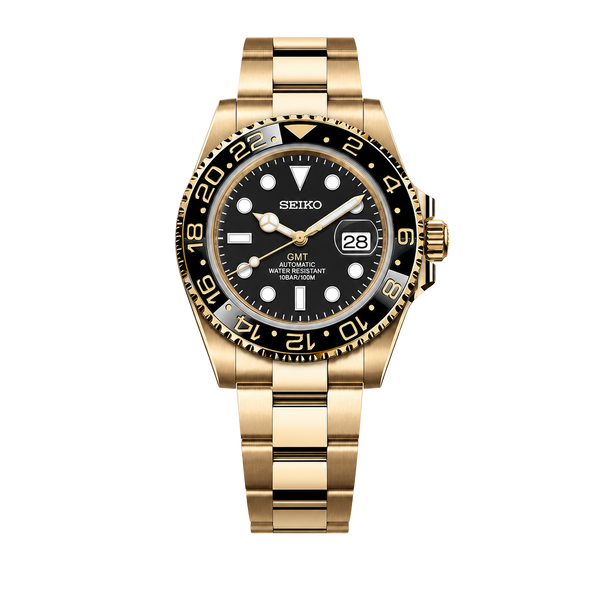 Seiko Mod GMT – Black Gold