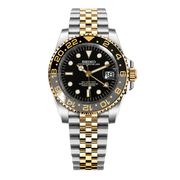 Seiko Mod GMT – Gold & Black Two Tone watch