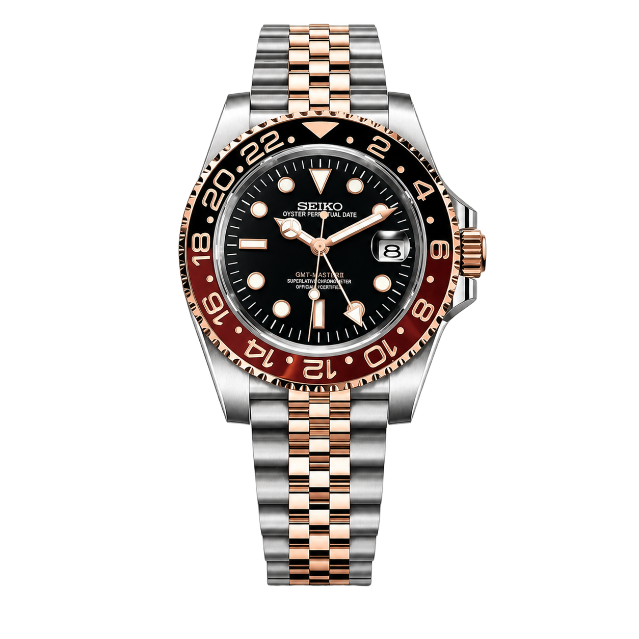 Seiko Mod GMT – Root Beer watch