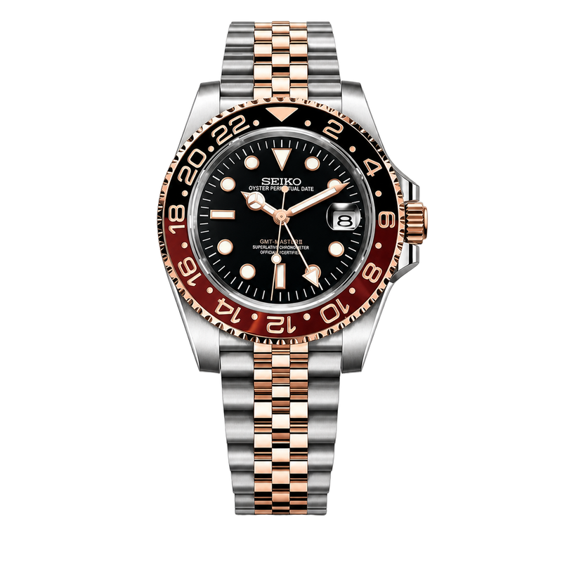 Seiko Mod GMT – Root Beer watch