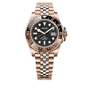 Seiko Mod GMT – Root Beer Rose Gold watch