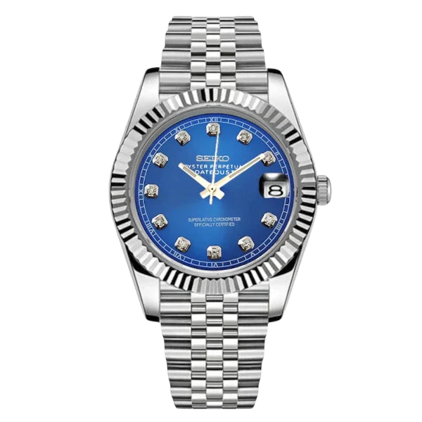 Seiko Mod Ladyjust – Ice Blue Diamond watch