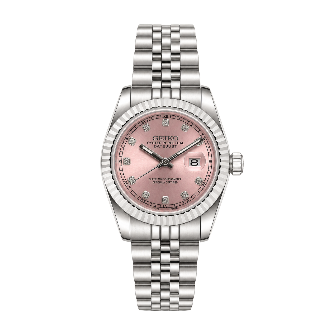 Seiko Mod Ladyjust – Pink Diamond watch