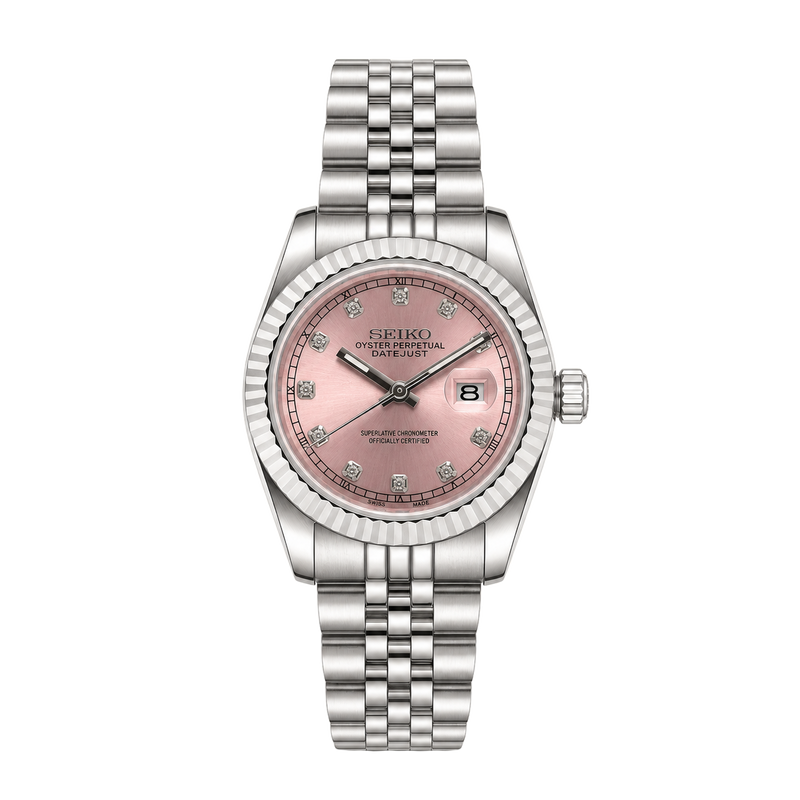 Seiko Mod Ladyjust – Pink Diamond watch