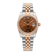 Seiko Mod Ladyjust – Two-Tone RoseGold Bronze Roman watch
