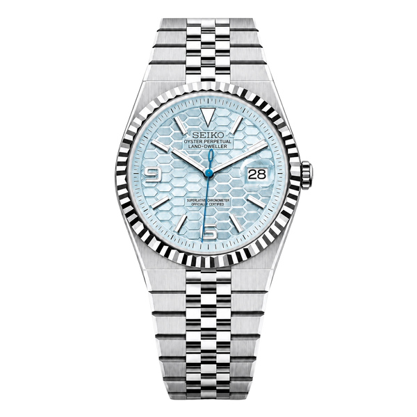 Seiko Mod Land Dweller - Baby Blue