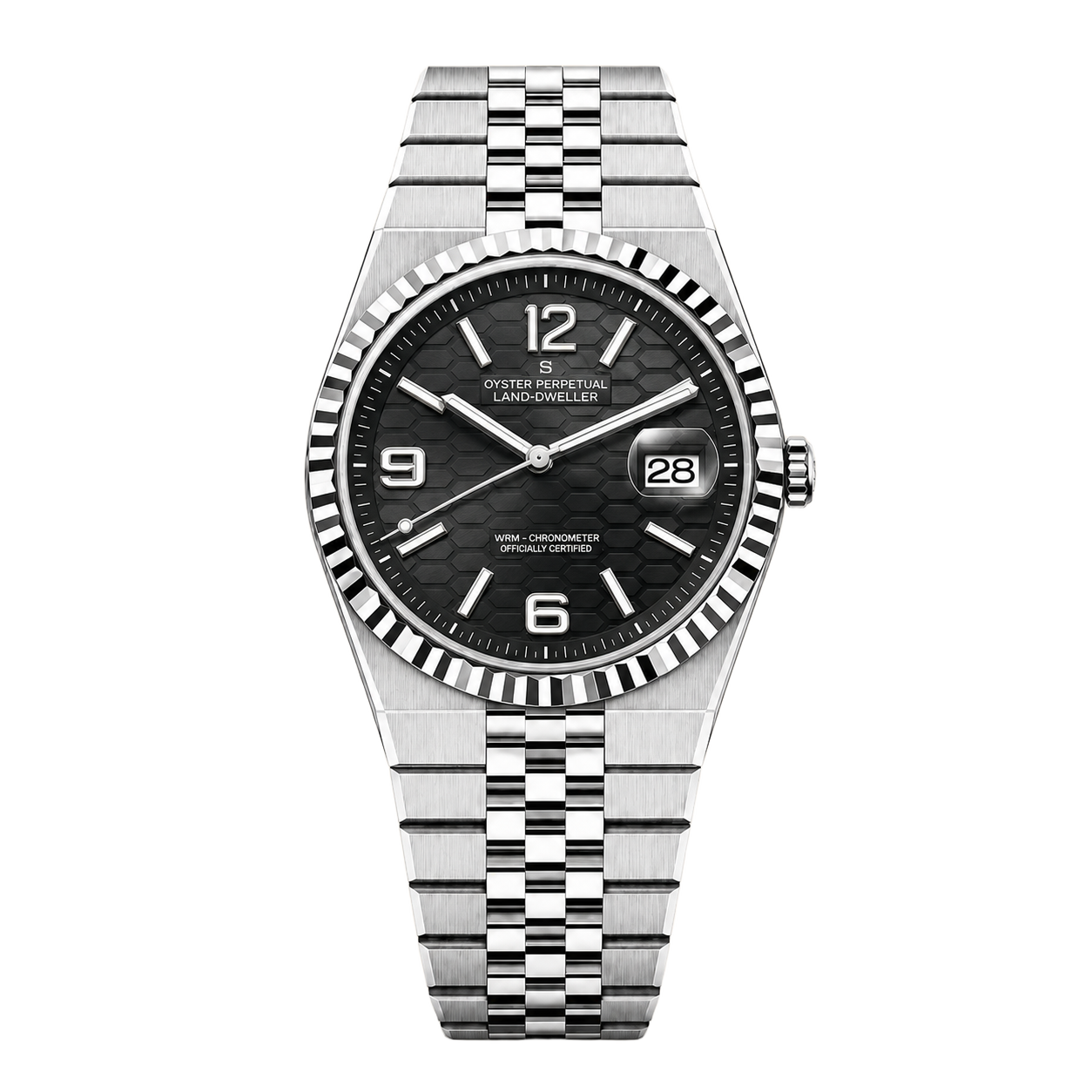 Seiko Mod Land Dweller - Black watch
