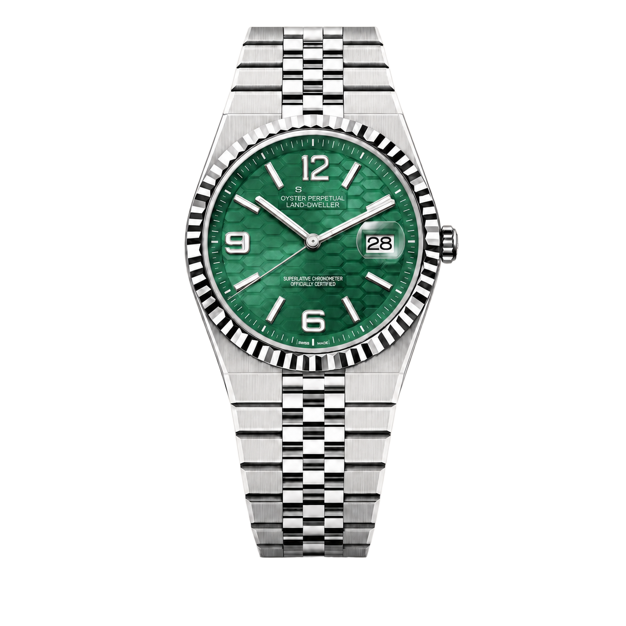 Seiko Mod Land Dweller - Green watch