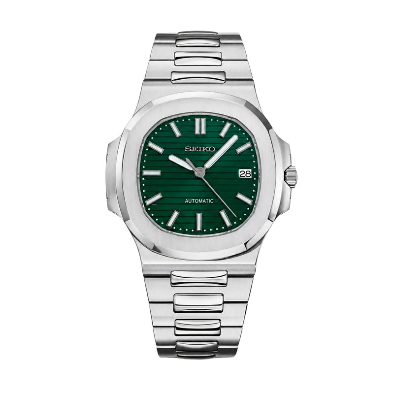 Seiko Mod Nautilus - Emerald Green watch