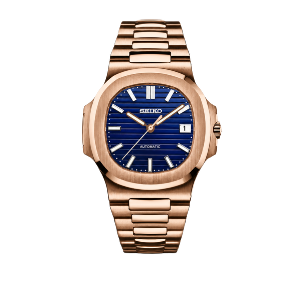 Seiko Mod Nautilus - Royal Rose Blue