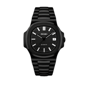 Seiko Mod Nautilus Stealth Black – Full Black Edition watch