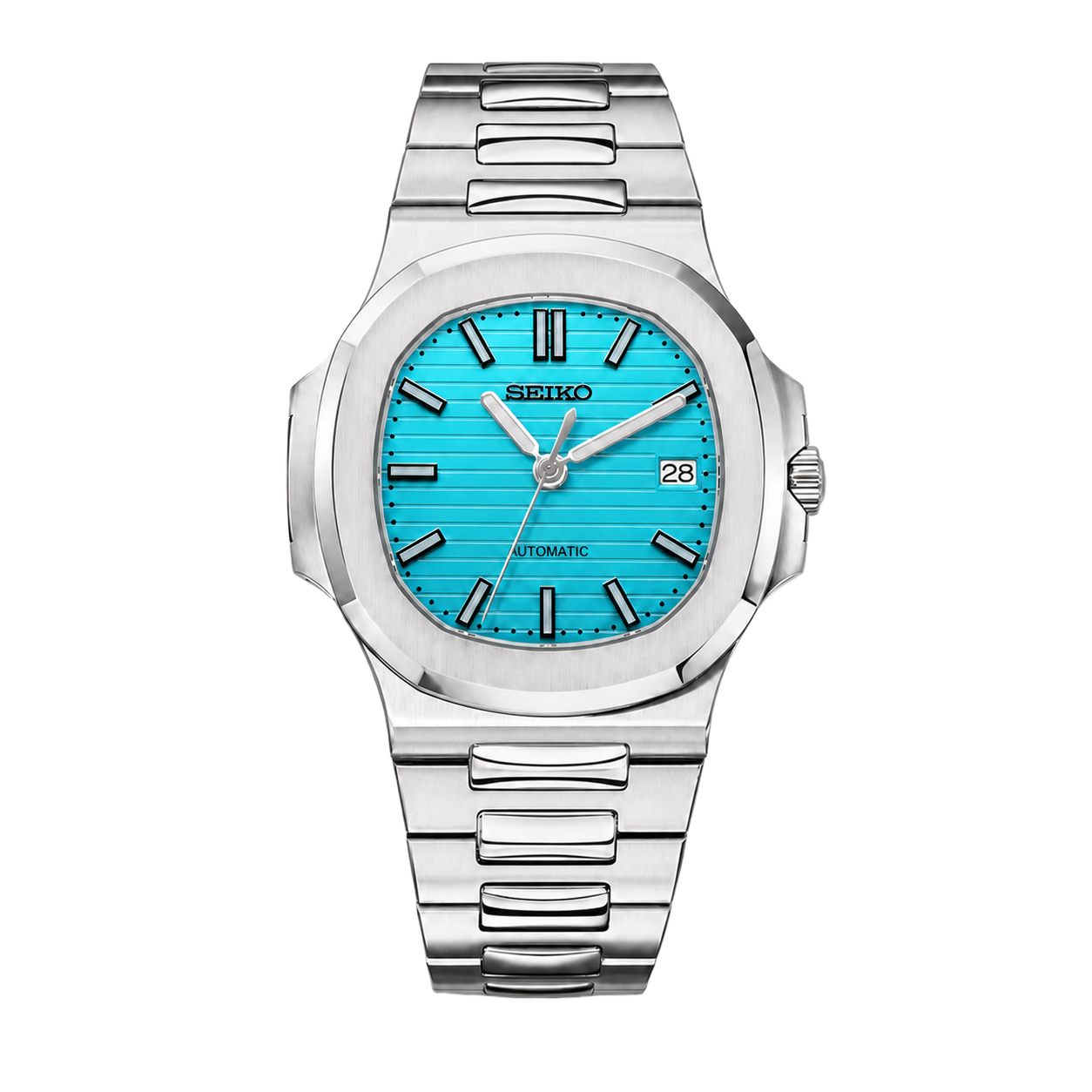 Seiko Mod Nautilus – Tiffany Blue Dial watch