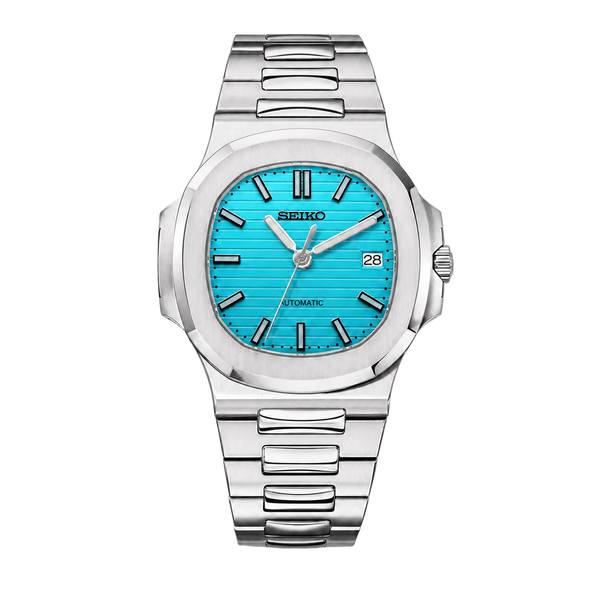 Seiko Mod Nautilus – Tiffany Blue Dial