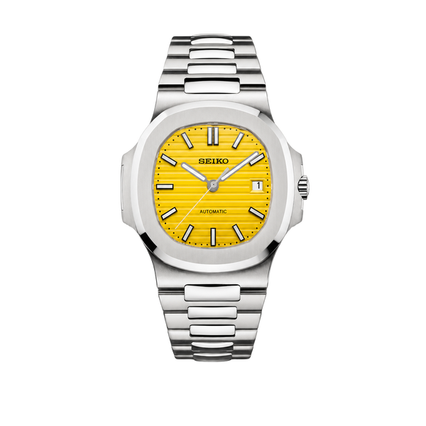 Seiko Mod Nautilus - Jaune Soleil