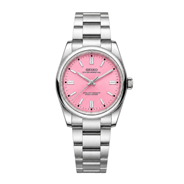 Seiko Mod Oyster Perpetual – Candy Pink