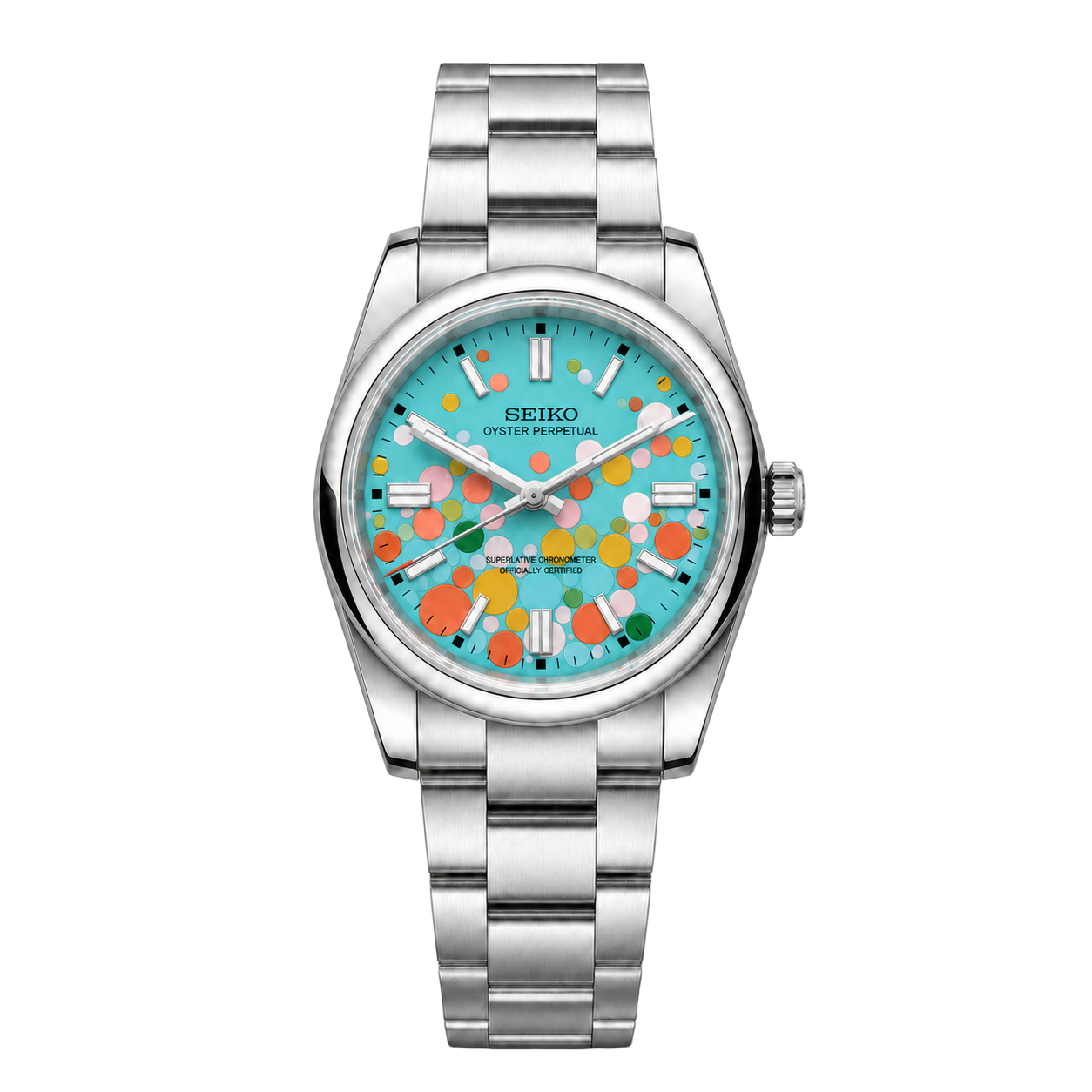 Seiko Mod Oyster Perpetual – Celebration Dial watch