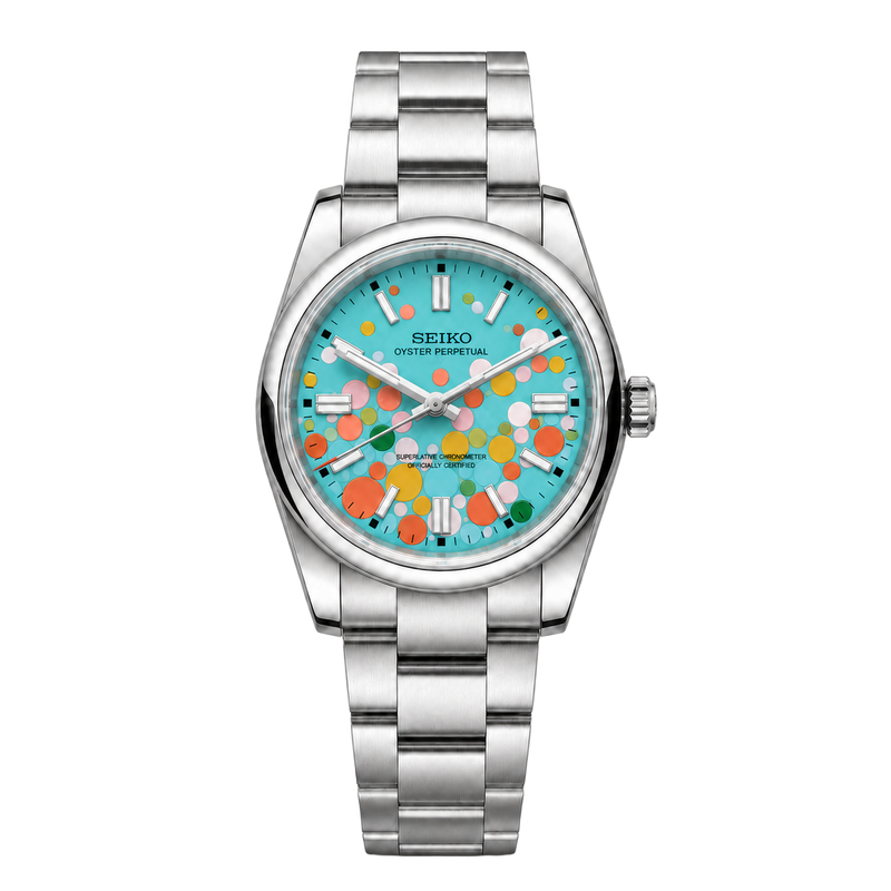 Seiko Mod Oyster Perpetual – Celebration Dial