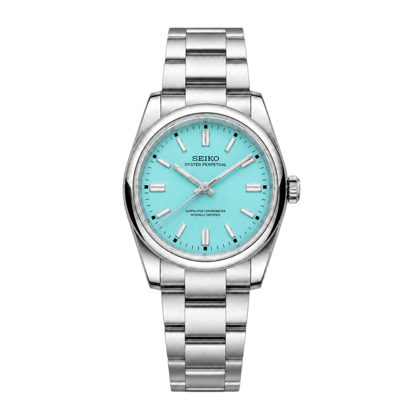 Seiko Mod Oyster Perpetual – Tiffany Blue