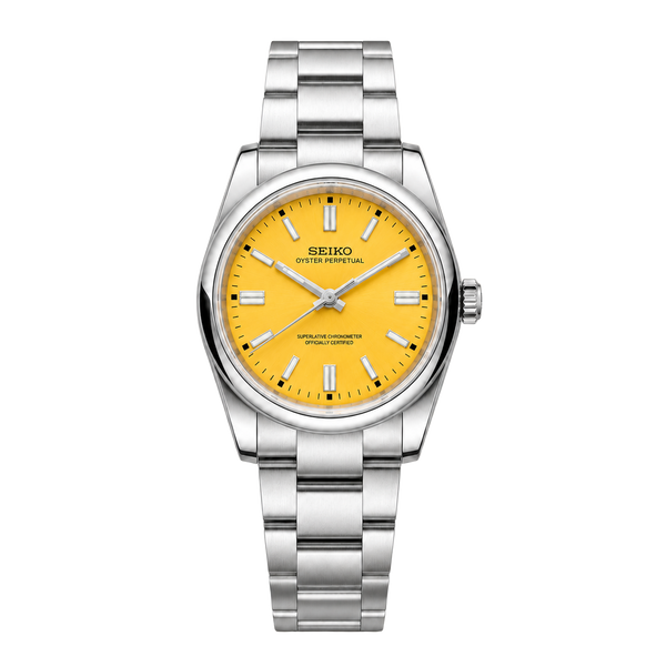 Seiko Mod Oyster Perpetual – Yellow