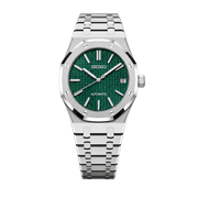 Seiko Mod Royal Oak - Green Tapisserie Dial watch